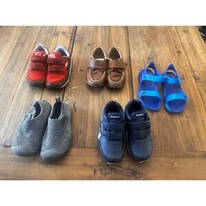 Boys Shoes Size 9 Kids Lot Of 5 Puma Reebok Teva Hobibear Beeko